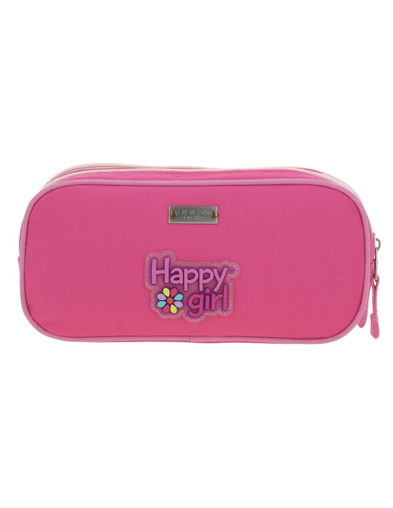 Portalápiz Rosa Happy Girl Strong