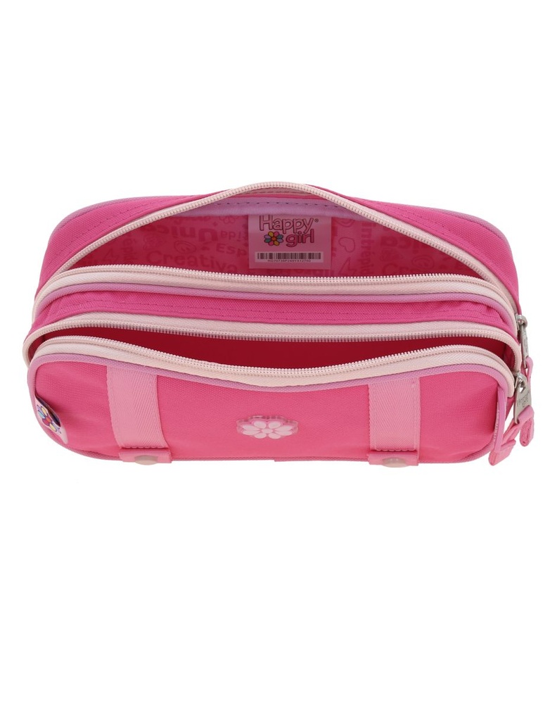 Portalápiz Rosa Happy Girl Strong