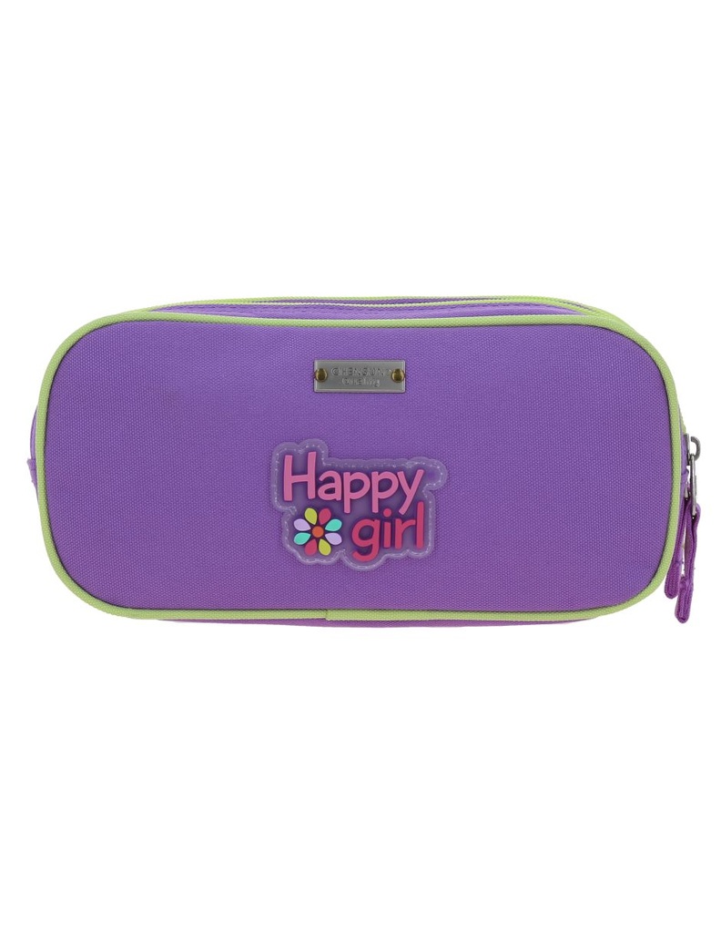 Portalápiz Lila Happy Girl Strong
