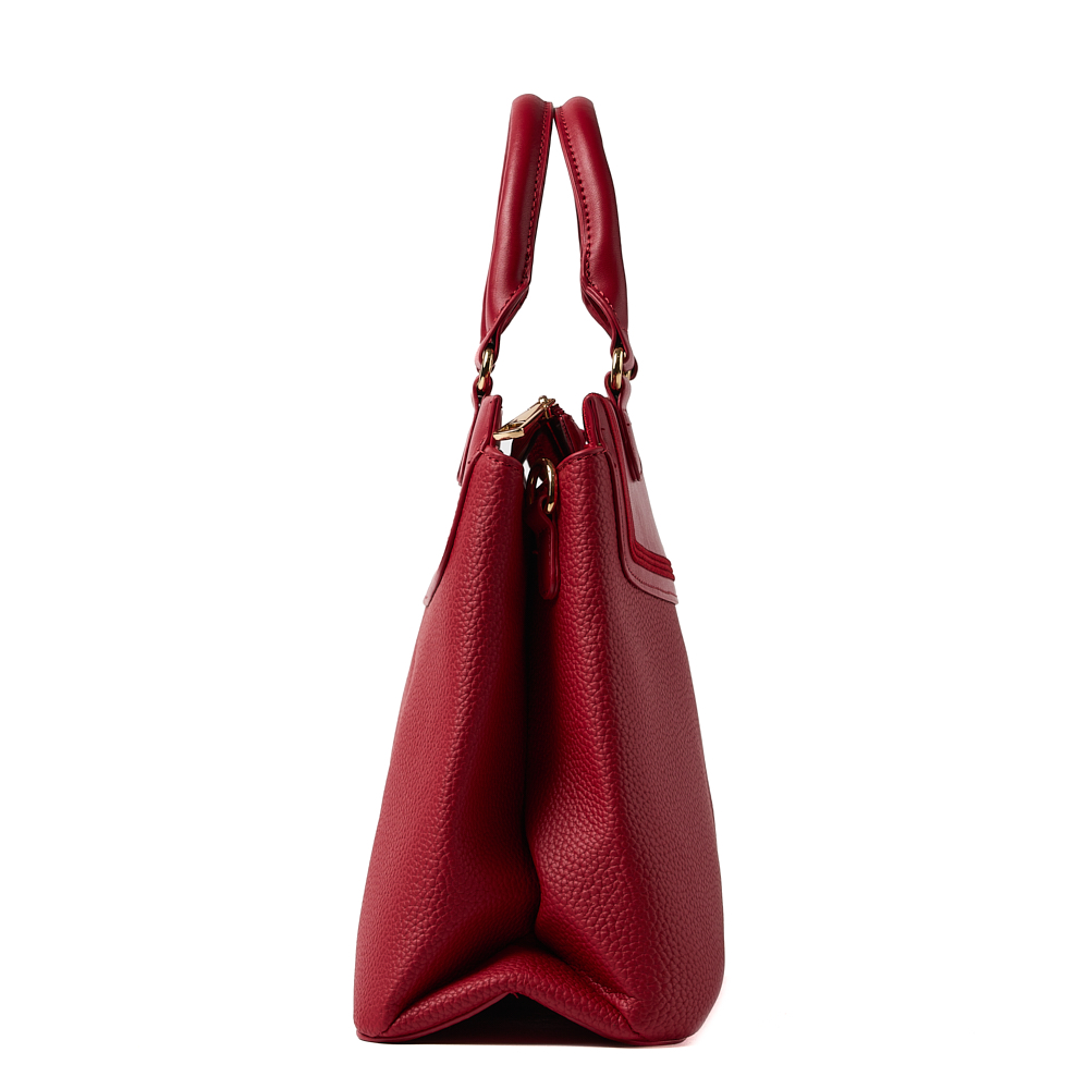 Bolso LB Tipo Tote Carmín Burdeos