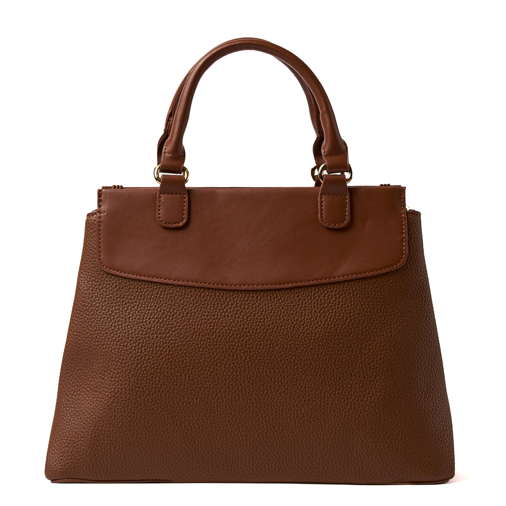Bolso LB Tipo Tote Carmín Café