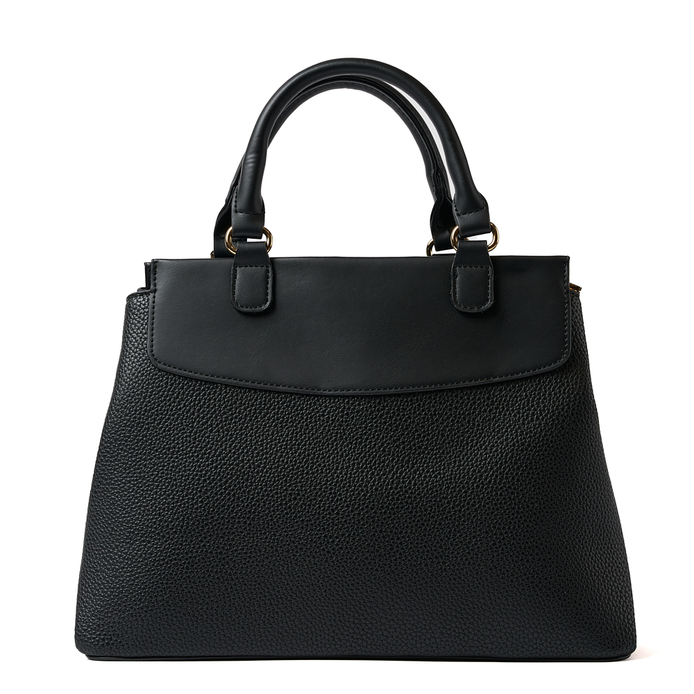 Bolso LB Tipo Tote Carmín Negro