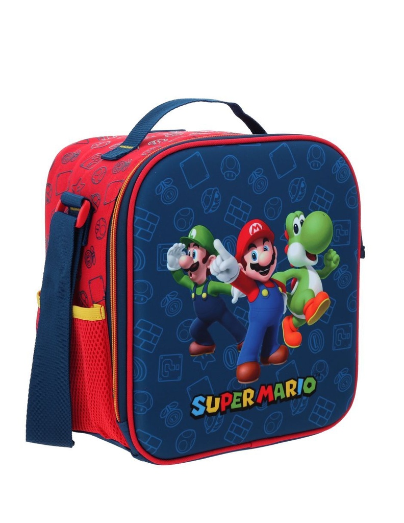 Lonchera Azul Mario Bros Chenson Gronshi