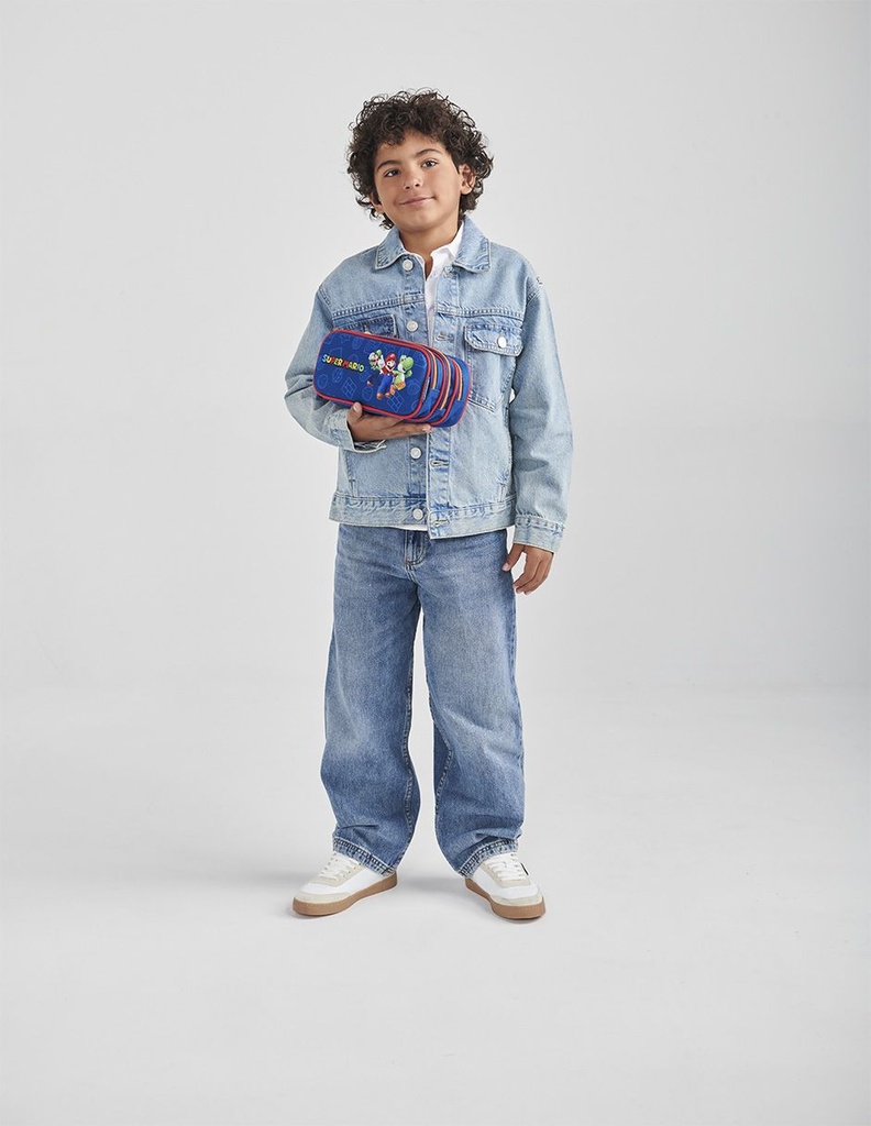 Portalápiz Azul Mario Bros Chenson Gronshi