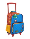 Mochila Con Ruedas Azul Mario Bros Chenson Onder