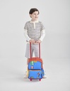 Mochila Con Ruedas Azul Mario Bros Chenson Onder