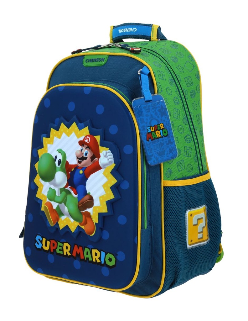 Mochila Chenson Mario Bros Yoshi Sploshi