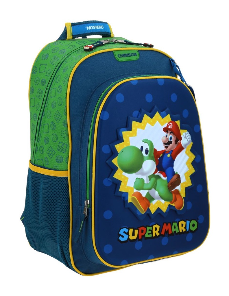 Mochila Chenson Mario Bros Yoshi Sploshi