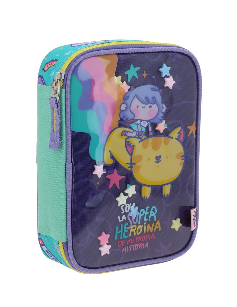 Portalápiz Turquesa Vania Bachur Happy Girl Josed