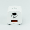 Cargador de Pared Molvu De Carga Rápida 20W