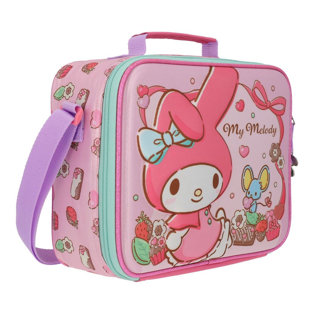 Set Mochila, Lonchera Y Portalápiz My Melody Y Flat