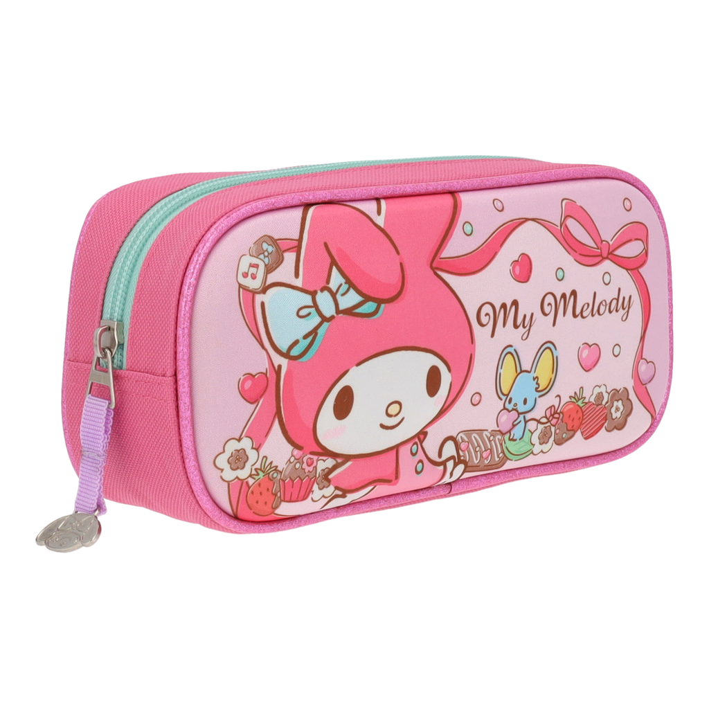 Set Mochila, Lonchera Y Portalápiz My Melody Y Flat