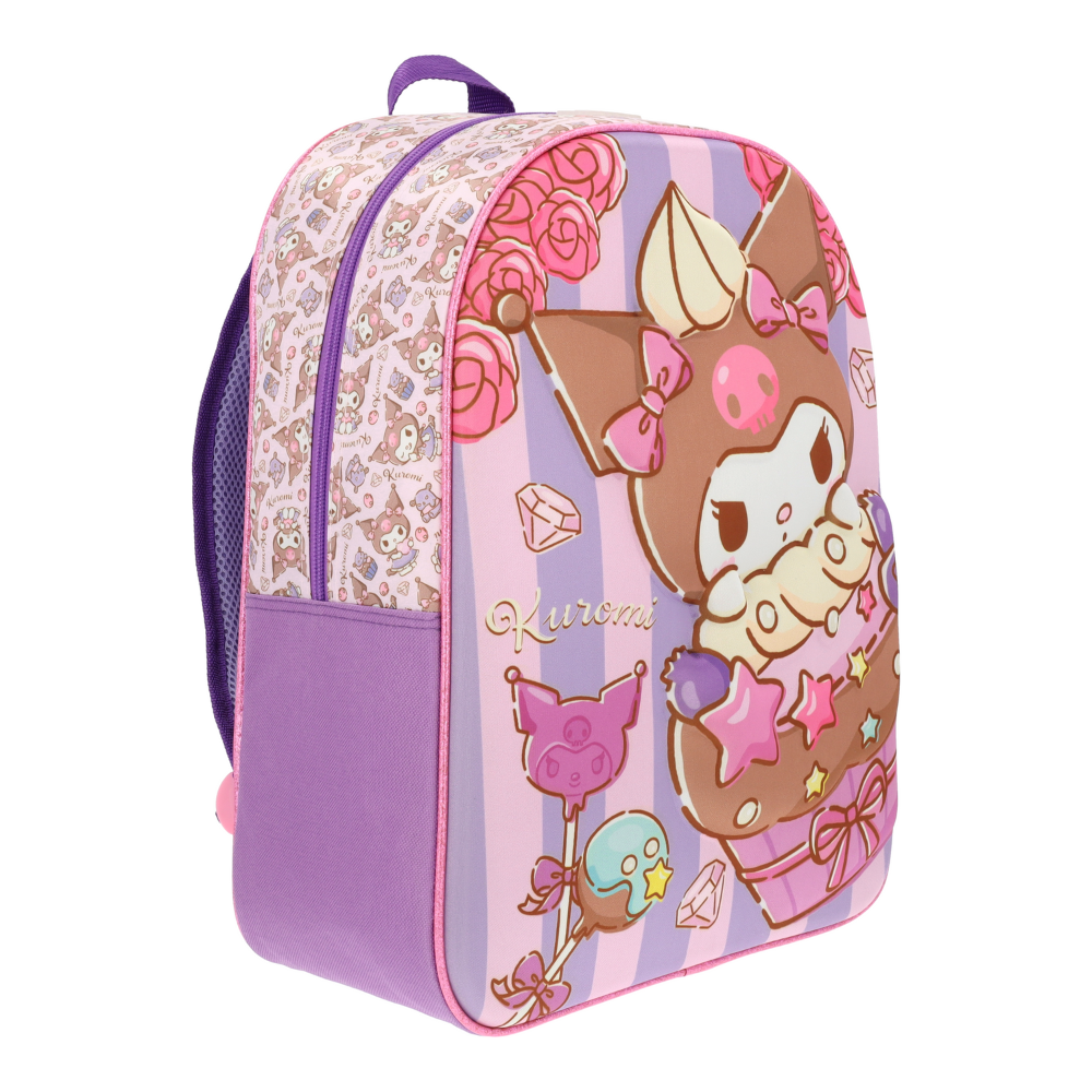 Set Mochila+Lonchera Y Portalápiz Sweet Kuromi