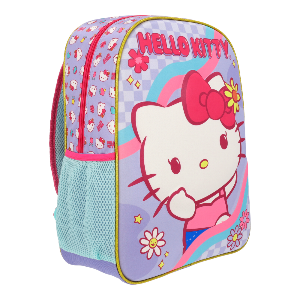 Set Mochila+Lonchera Y Portalápiz Retro Pop Hello Kitty