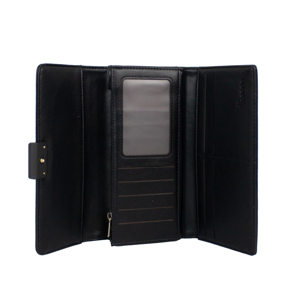 Billetera Grande Madelin Para Mujer Amara Negro