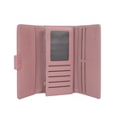Billetera Grande Madelin Para Mujer Amara Palo Rosa