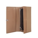 Billetera Madelin Grande Para Mujer Yoss Beige Oscuro