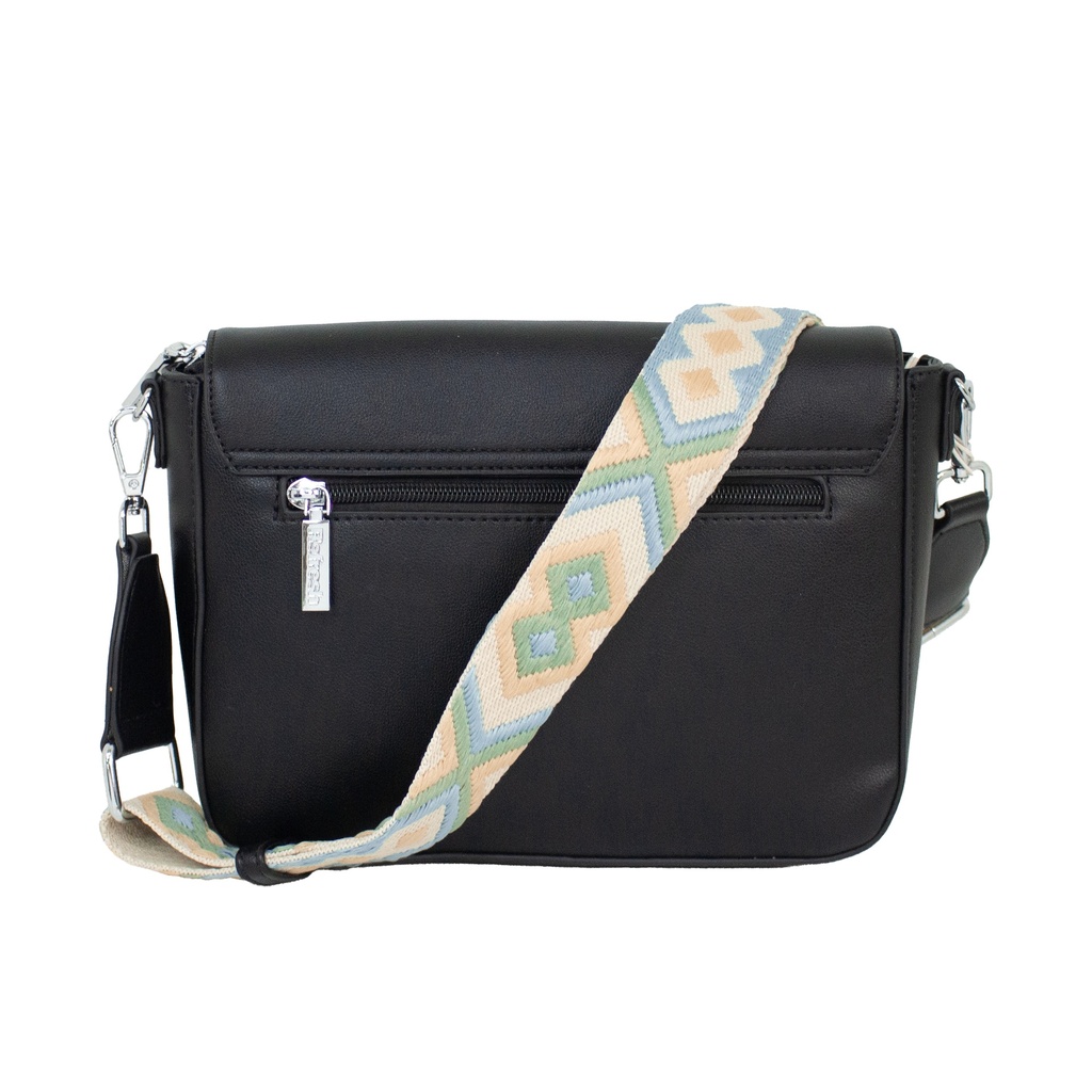 Bolso Refresh Tipo Bandolera Valkiria Negro