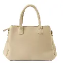 Bolso LB Tipo Satchel Dina Beige