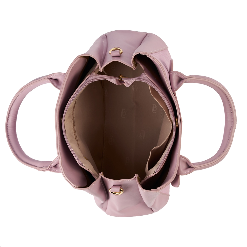 Bolso LB Tipo Satchel Dina Lila