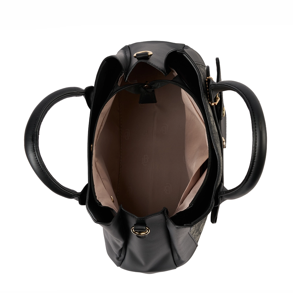 Bolso LB Tipo Satchel Dina Negro