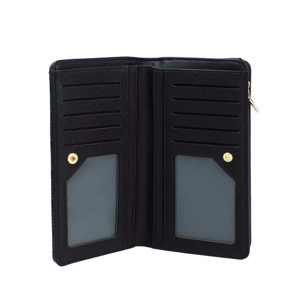 Billetera LB Grande Para Mujer Sahara Negro