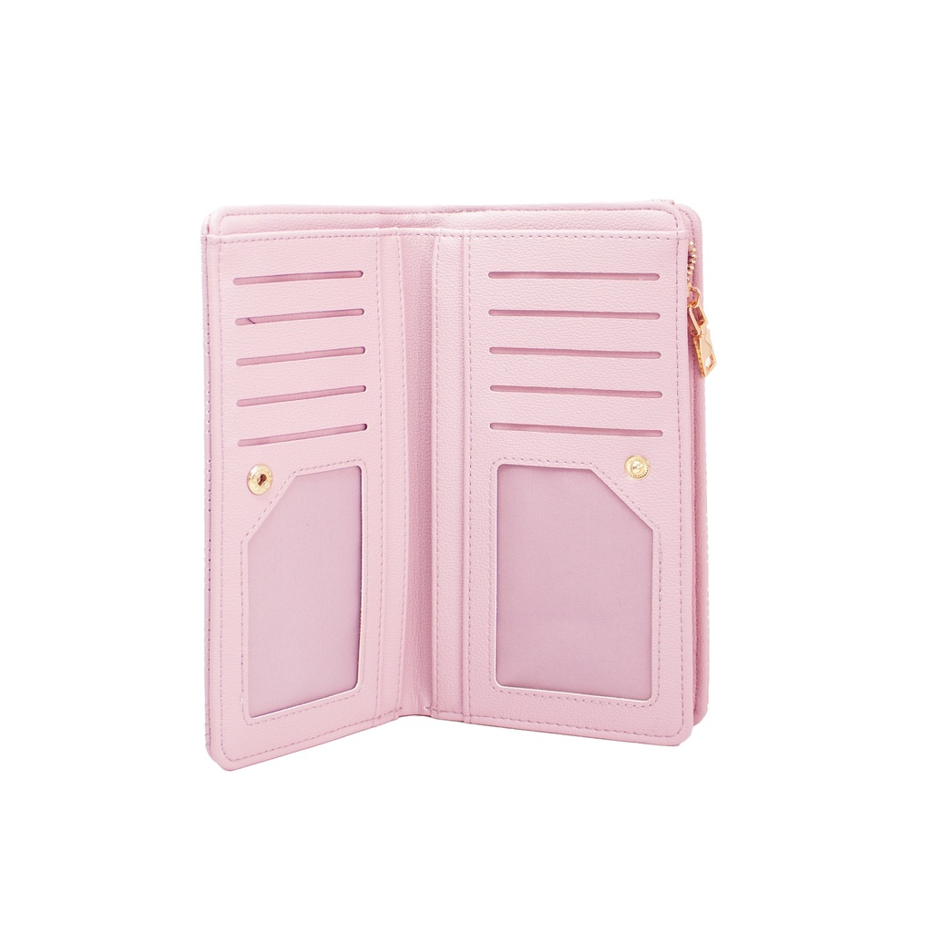 Billetera LB Grande Para Mujer Sahara Rosado