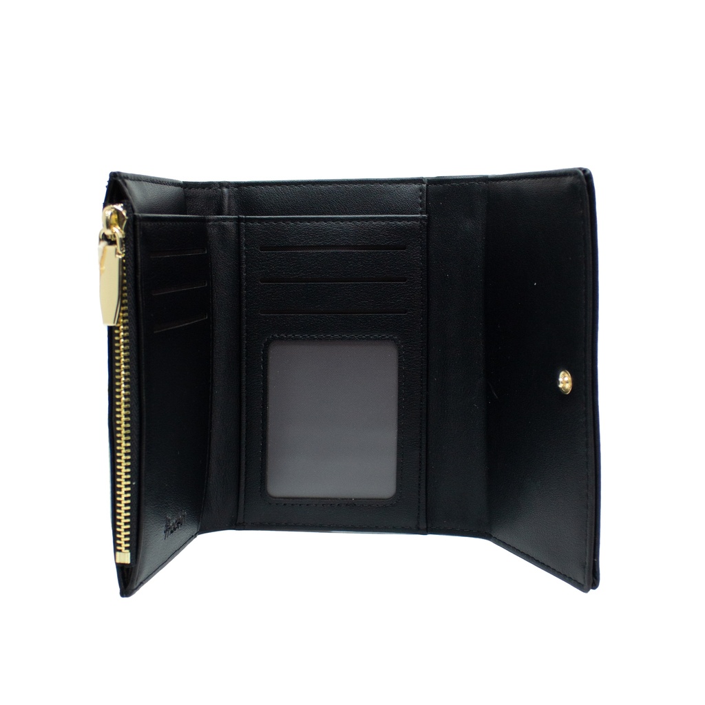 Billetera Madelin Mediana Para Dama Majo Negro