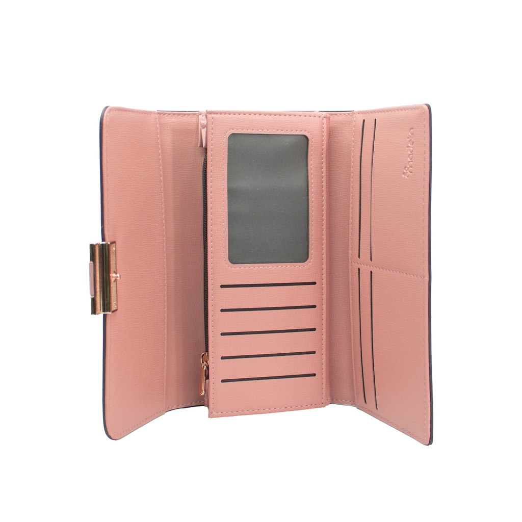 Billetera Grande Para Dama Madelin Rosado
