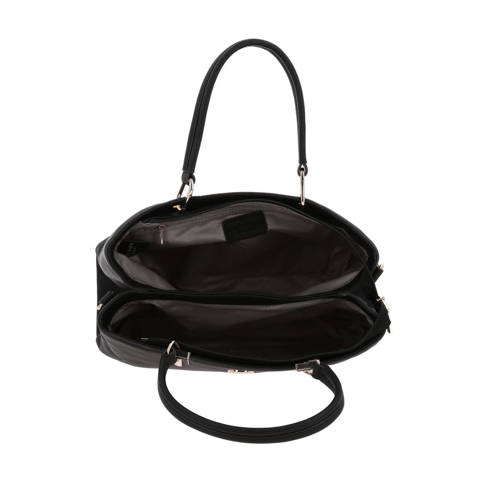 Bolso Madison Tipo Satchel Claudia Negro