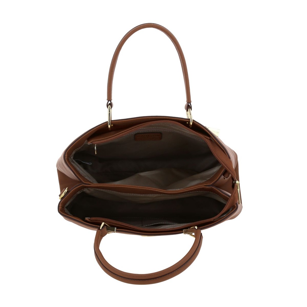 Bolso Madison Tipo Satchel Claudia Café