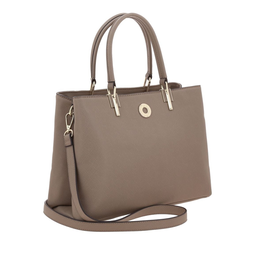 Bolso Madison Tipo Satchel Claudia Beige