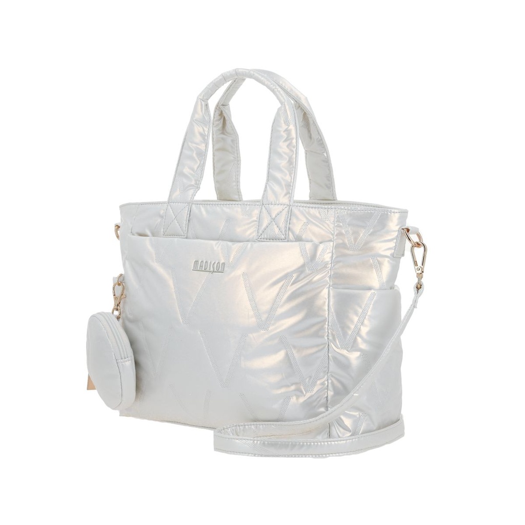 Bolso Madison Tipo Satchel Joly Blanco
