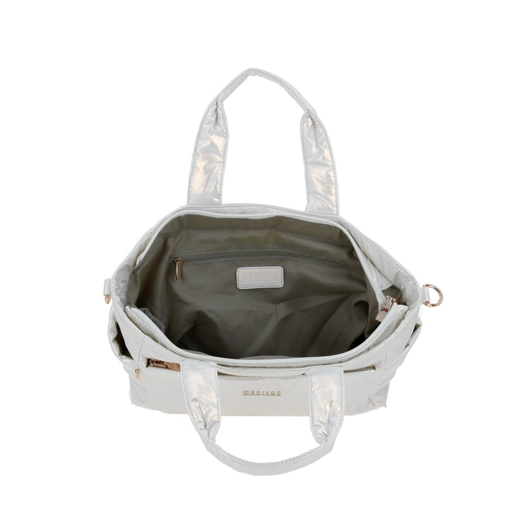 Bolso Madison Tipo Satchel Joly Blanco