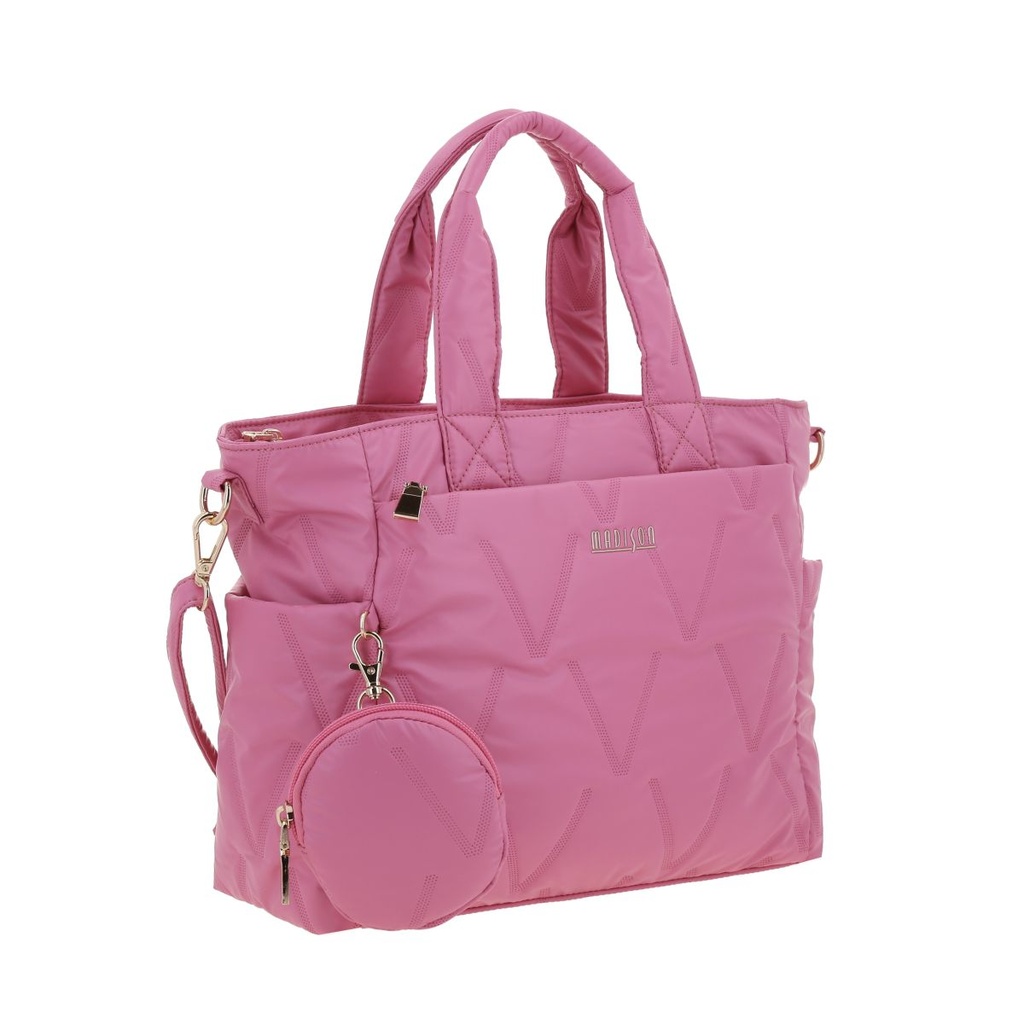 Bolso Madison Tipo Satchel Joly Rosa