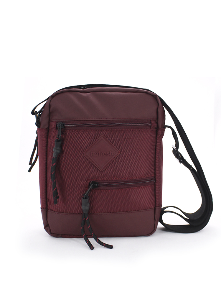 Bolso Cruzado Refresh Para Hombre Rojo