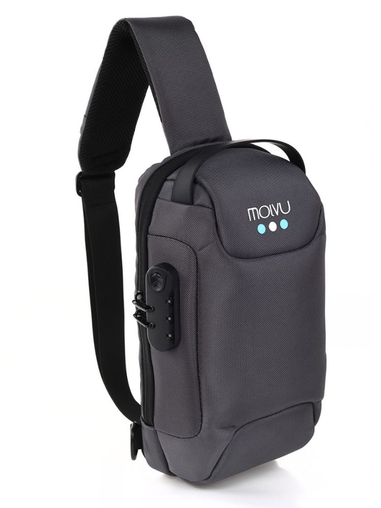 Bolso De Espalda Molvu Go Mini Gris