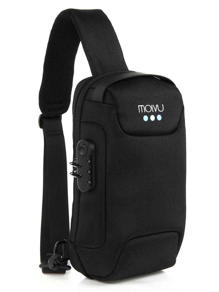 Bolso De Espalda Molvu Go Mini Negro