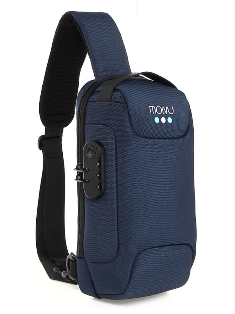 Bolso De Espalda Molvu Go Mini Azul