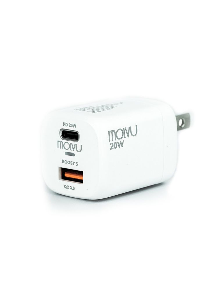 Cargador de Pared Molvu De Carga Rápida 20W