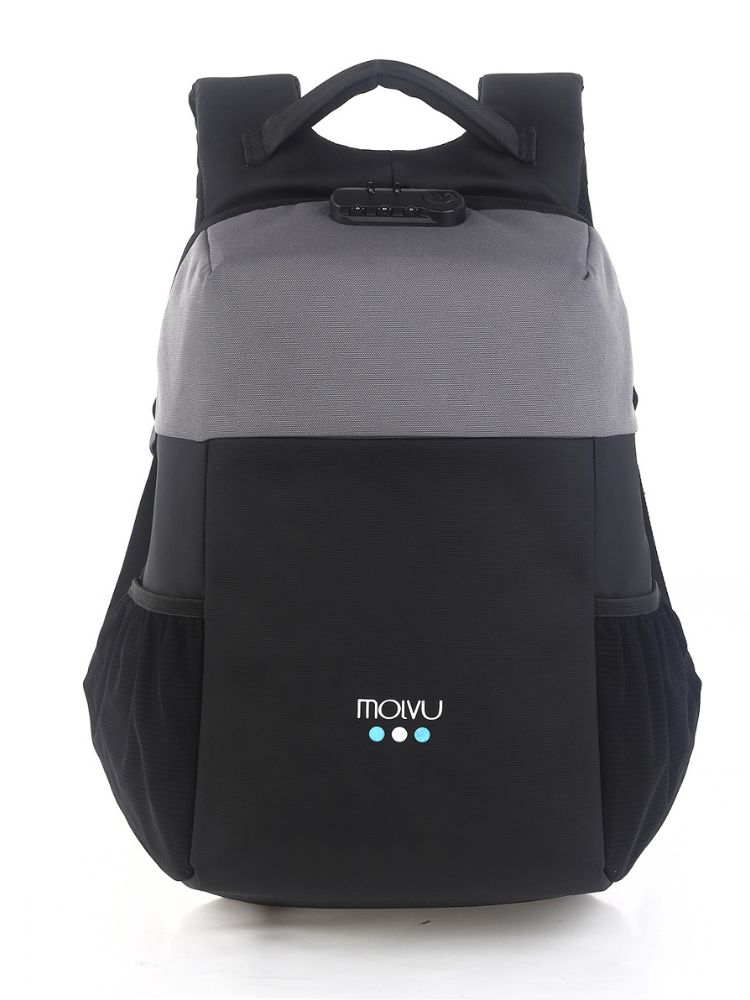 Mochila Molvu Go Gris Oscuro