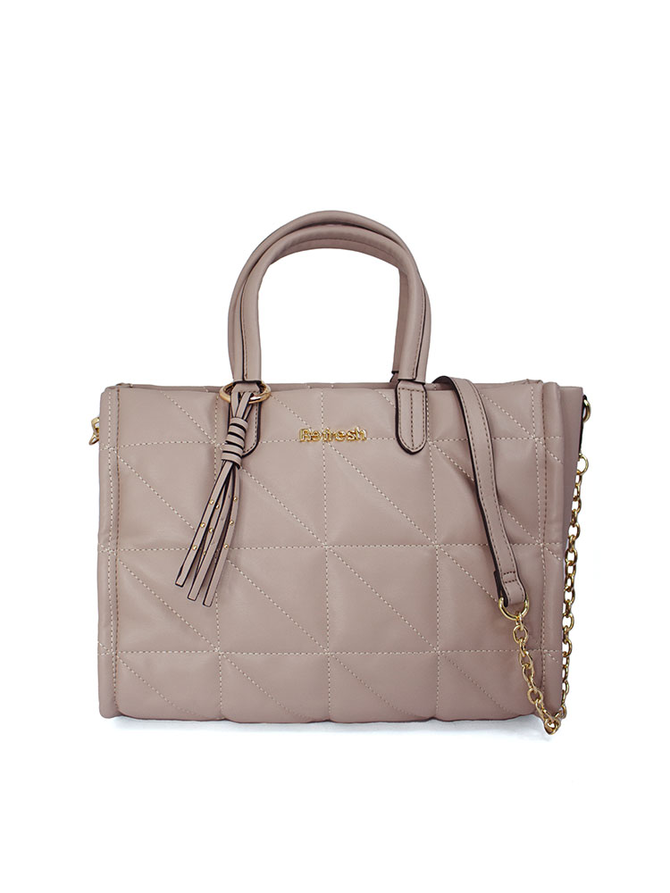 Bolso Refresh Tipo Frame Cartir Beige