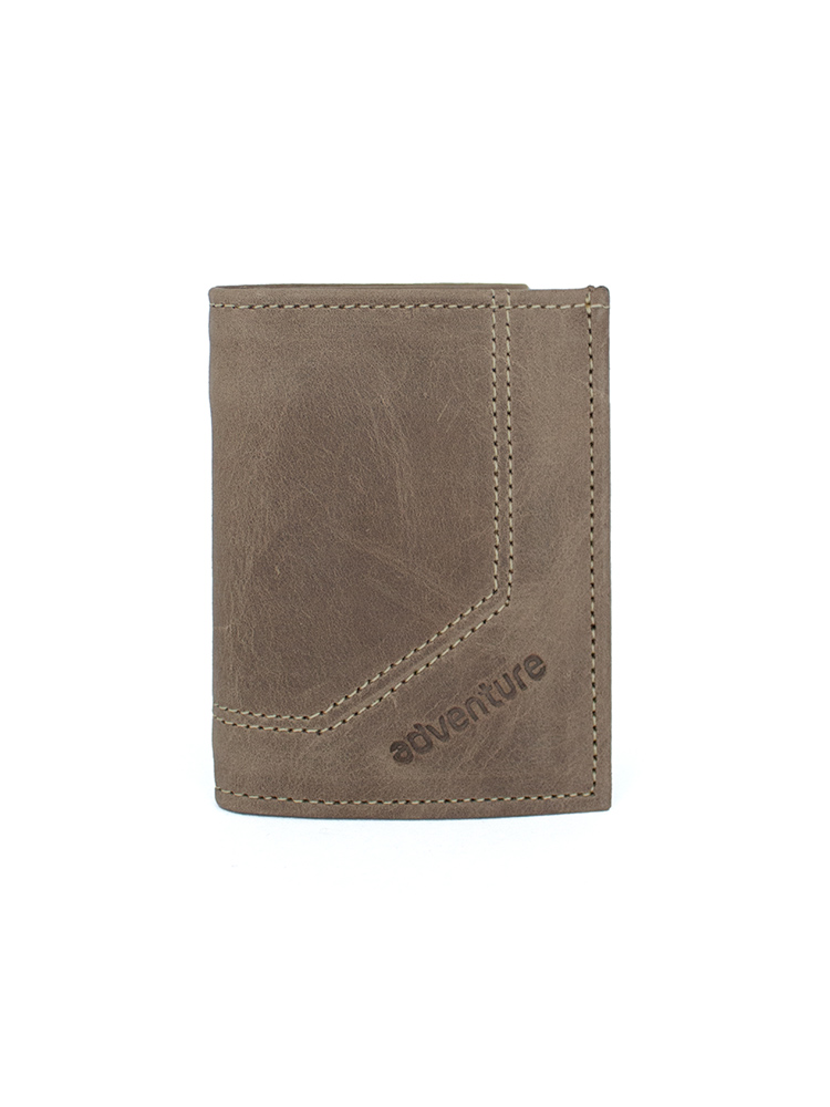 Billetera Adventure Triple Warrior Piel