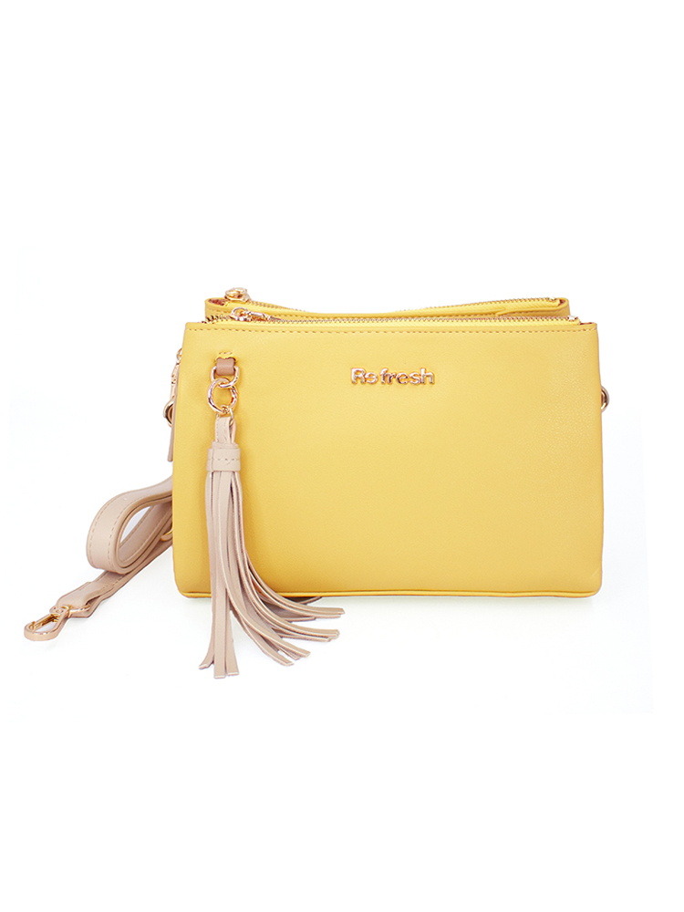 Bolso Refresh Tipo Bandolera Kourtney Amarillo