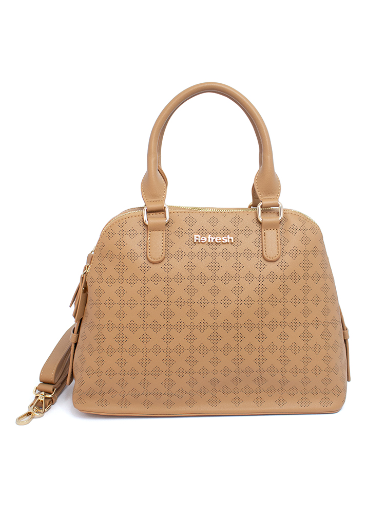Bolso Refresh Tipo Tote Alaia Camel