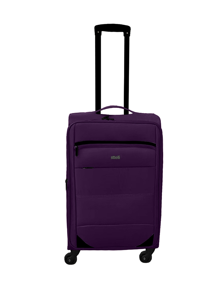 Maleta Sttelli Meridian Purple Black - 24"