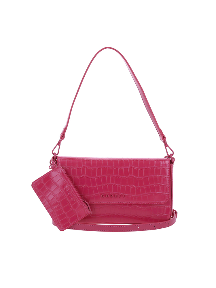 [GS24006-P] Bolso Baguette Rosa Gorett Mor