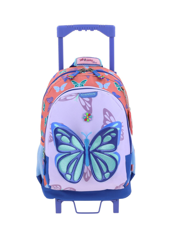 Mochila Con Ruedas Happy Girl By Chenson Buter