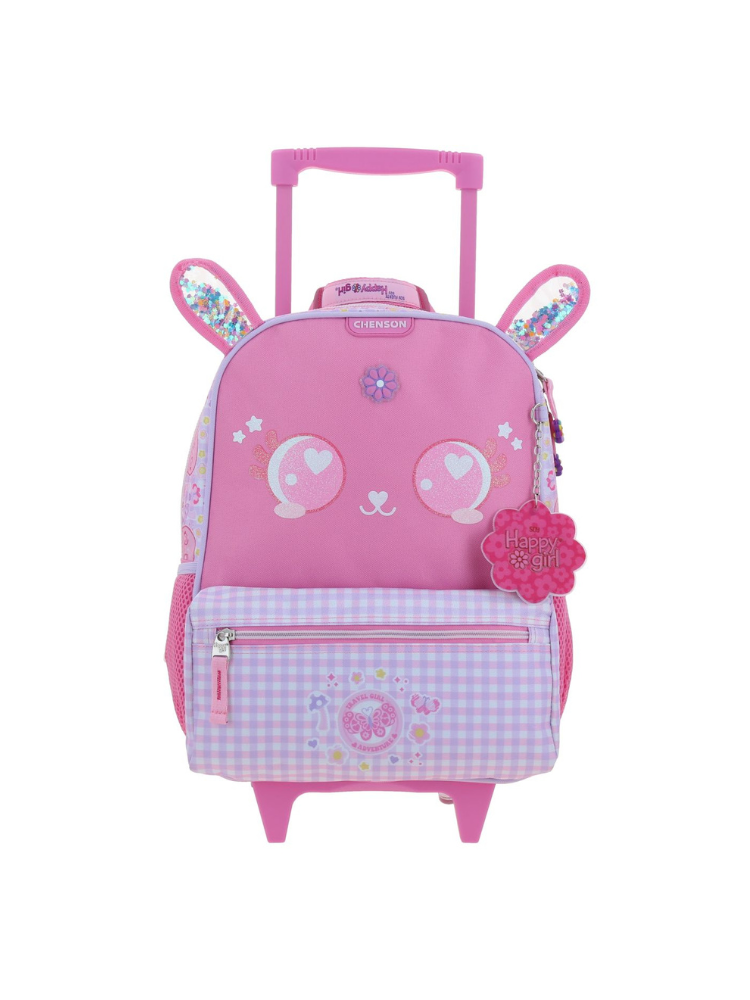 [HG66563-P] 
Mochila Pequeña Con Ruedas Happy Girl Chenson Lepin