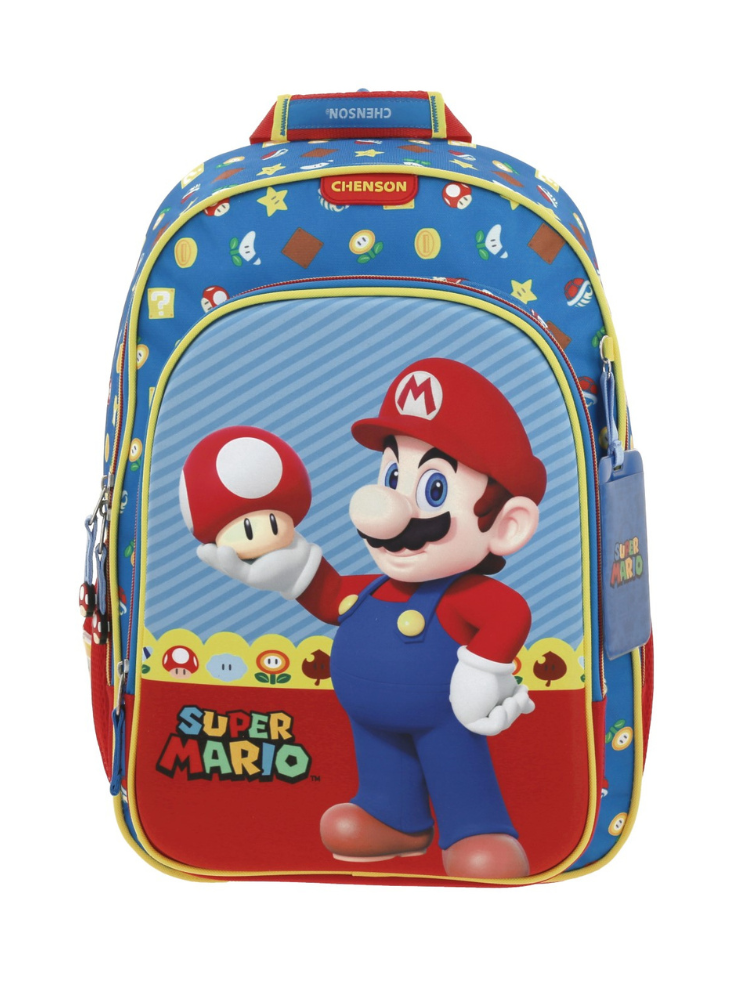 [MB66259-9] Mochila Azul Mario Bros Chenson Mush